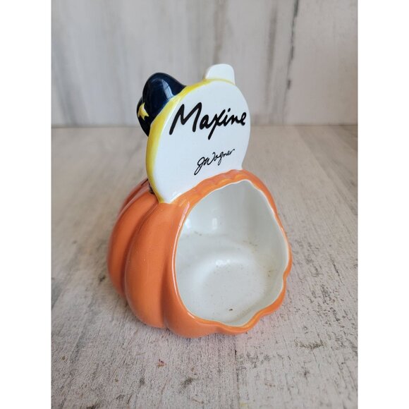 Hallmark Maxine kick or treat tea light Halloween candle holder - Picture 5 of 7